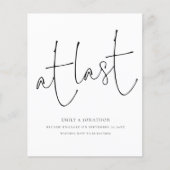 Budget At Last Scriptフォト婚約発表 (正面)