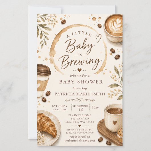 Budget Baby is Brewing コーヒーベビーシャワー (正面)