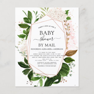 Budget Baby Shower by Mail Greenery Botanical チラシ