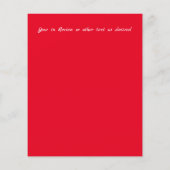 Budget Babys初めてのクリスマスPHOTO Letter (裏面)