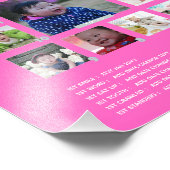 BUDGET Babys 1年目のPHOTO Grandparent Keepsake フォトプリント (角)