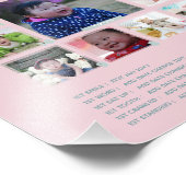 BUDGET Babys 1年目のPHOTO Grandparent Keepsake フォトプリント (角)