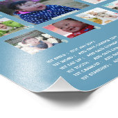 BUDGET Babys 1st Yr Grandparent PHOTO Keepsake フォトプリント (角)