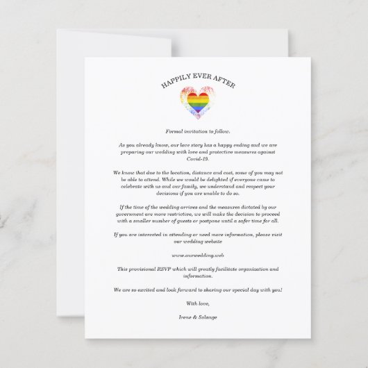 Budget Be our Guest Quote Pride Rainbow Heart LGBT (裏面)