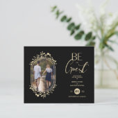 Budget Be our Guest Wedding Floral Frame Photo (スタンド正面)
