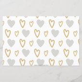 Budget Be Scriptメリー金ゴールド写真ホリデーカード (裏面)