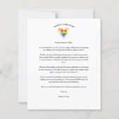 Budget Better Together Pride Rainbow LGBT Heart   (裏面)