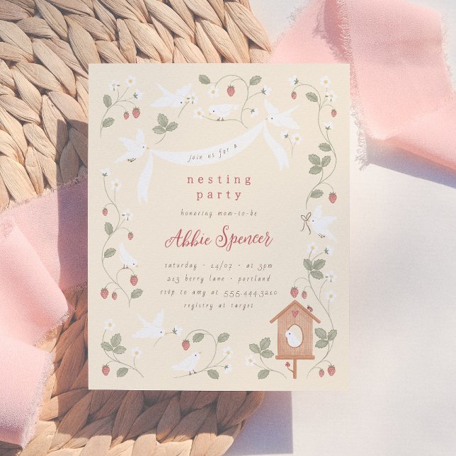 Budget Birds & Berries Nesting Party Baby Shower (クリエイターアップロード済み)