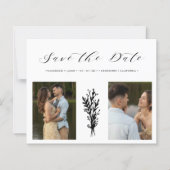 Budget Black 2 Photos Collage Wedding Branches (正面)