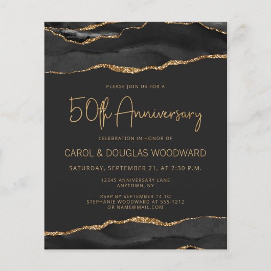 Budget Black Gold Agate Dark 50th Anniversary (正面)