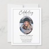 Budget Black White Celebration of Life Funeral (正面)