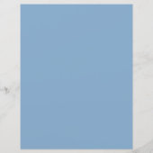 Budget Blue Floral Baby Boy Baptism Menu (裏面)
