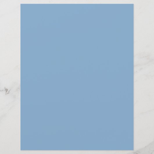 Budget Blue Floral Baby Boy Baptism Menu (裏面)