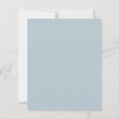 Budget Blue Hydrangea Coastal Stripe Bridal Shower (裏面)
