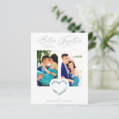 Budget Blue Shades Grey Floral Heart 2 Photos (スタンド正面)