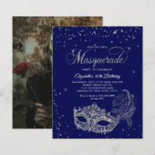 BUDGET Blue Silver Photo Masquerade Birthday (正面/裏面)