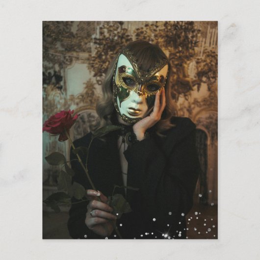 BUDGET Blue Silver Photo Masquerade Birthday (裏面)