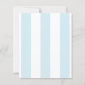 BUDGET Blue Stripes Beach Bach Club Bridal Shower (裏面)