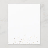 Budget Blush Pink Gold Floral Wedding Invitation (裏面)