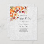 BUDGET BODAスペインの秋花オレンジブルゴーニュ (正面/裏面)