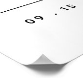 Budget Bohoスクリプトモダン婚約へようこそ ポスター (角)