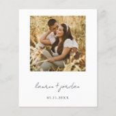 Budget Bohoミニマルモダンラリスト結婚写真 チラシ (裏面)