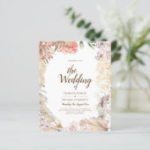 BUDGET BOHO結婚式の招待デジタルダウンロード (スタンド正面)