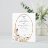 Budget Boho Beach White Floral Wedding (スタンド正面)
