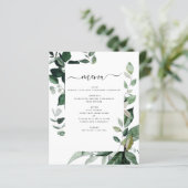 Budget Botanical Greenery Folids結婚's Menu (スタンド正面)