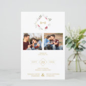 Budget Botanical Initials Floral Anagram 2 Photos (スタンド正面)