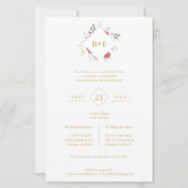 Budget Botanical Initials Floral Anagram 2 Photos (裏面)