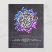 Budget Botanical QRコード石板写真の保存日付 (裏面)