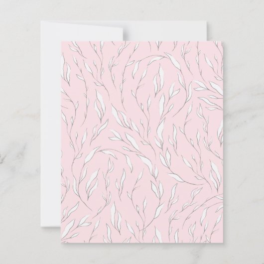 BUDGET Bridal Shower Invitation (裏面)