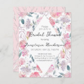 BUDGET Bridal Shower Invitation (正面/裏面)