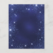 Budget Bridal Shower navy blue balloon invitation (裏面)