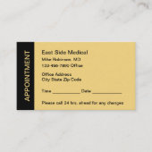 Budget Bulk Office Appointment Reminder Cards 予約カード (正面)