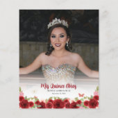 Budget Burgundyフローラキンセアニラ写真ありがとう (裏面)