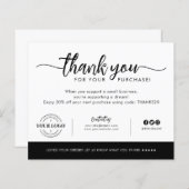 Budget Business Companyロゴ購入ありがとうございます (正面/裏面)