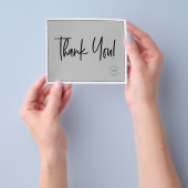 Budget Business LogoソーシャルQRコードありがとう チラシ (手)