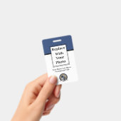 Budget Business Logo Employee Badgesおよびバーコード バッジ (手持ち)