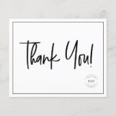 Budget Business Logo Social Website Code Thank You チラシ (正面)