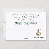 Budget Buy || Custom Winter Wishes Merry Christmas シーズンカード (裏面)