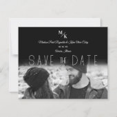 Budget BW Chic Minimalistの写真クラシックイニシャル (正面)