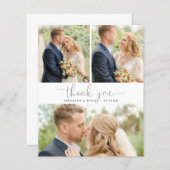 Budget Calligraphy 3 Photo Collage Thank You (正面/裏面)