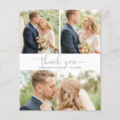 Budget Calligraphy 3 Photo Collage Thank You (正面)