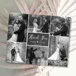 Budget Chalkboardフォトコラージュ結婚の感謝 チラシ<br><div class="desc">バジェットモダン、素朴Chalkboard Hand Lettered Script Black and White 6数々の Photo Collage's Thank You Photo Cheap (Budget) 手頃 Flyer.結婚スタイリッシュ感謝していsのテンプレート前面に6枚の写真、背面に1枚の写真(使用済み白黒フィルター)を搭載。文字「あなた」感謝していとダーク渦巻形のグレーまたはブラックカラーの黒板/黒板の背景に白の手書き書きスクリプトフォントで。自分の名前とメッセージ感謝していを自分の名前に合わせる。ノートもしを手書きしたい場合は、サンプル文字を削除して宇宙を増やす。</div>
