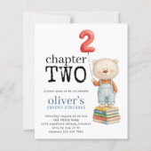 Budget Chapter Two Bear Book Boy 2nd Birthday (正面)