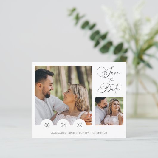 Budget Cheap Collage 2 Photos Minimalist's(予算が安いコラ (スタンド正面)