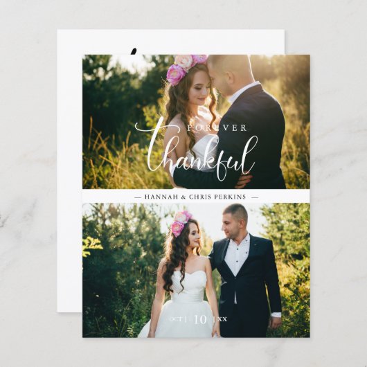 Budget Chic 2 Photos Collage Hand Lettered (正面/裏面)