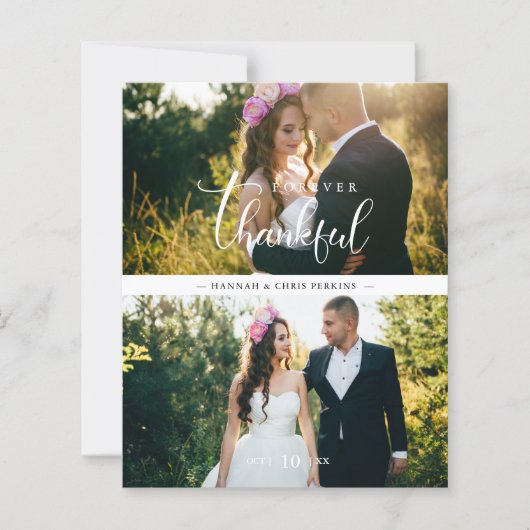 Budget Chic 2 Photos Collage Hand Lettered  (正面)